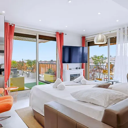 Apartment Jardin D'eden - Incroyable Rooftop Jardin Suspendu Cannes